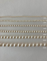 [92.5silver] swirl pearl necklace_3mm