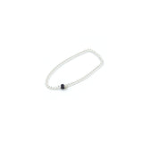 オンリーシルバーチェーンリング / Only Silver Chain Ring (Black)
