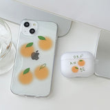 Chreey Orange Phone Case Bead Tok Set