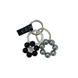 [SET] black flower ring 17 (6697584820342)