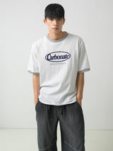 カーボネートミックスハーフTシャツ / Carbonate mix half T-shirts 3color
