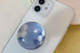 ブルーフラワートランスペアレントケースセット / blue flower drop transparent case set
