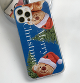 メリークリスマスベアサンタフォーンケース / Merry Christmas Bear Santa Phone Case