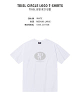 TDISLサークルロゴTシャツ / TDISL Circle Logo T-shirts_WHITE