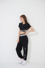 ペアXクロップTシャツ/TOP(9259) Pair X Crop Tee