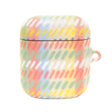 パステルチェックエアポッツ/Pastel check airpod 1,2 case (6682196869238)
