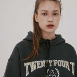 24Tベイツリーロゴフーディー/24T BAY TREE LOGO HOODIE, CHARCOAL