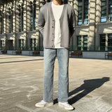 セイントモダンフィットYネックカーディガン / Saint Modern Fit Y-Neck Cardigan (6 colors)