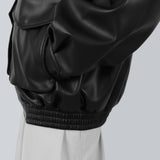 ビーガンレザーポケットジャンパー / Vegan Leather Pocket Jumper