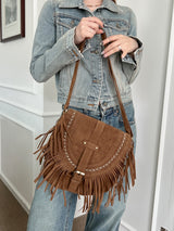 スエード フリンジ ショルダーバッグ / suede fringed shoulder bag