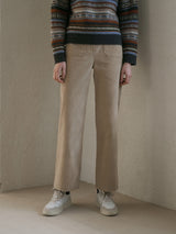 Corduroy wide pants (6639422636150)