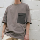 コントラストポケットTシャツ/Contrast Pocket Short-Sleeve T49 Boston Khaki (6566888734838)