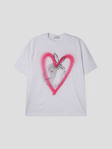 ラビットハートハーフスリーブ / Rabbit heart half sleeves 2color