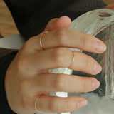 14K GOLD PLAIN RING_2COLOR (6680867995766)