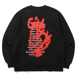 GIVE LOVE SWEAT SHIRT_BLACK (6687850299510)
