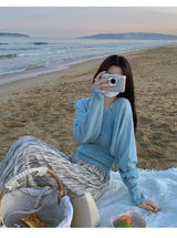 sky cardigan top (6677096824950)