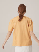 Curved short sleeve tee - Tangerine (6671615885430)