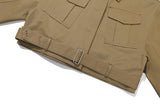 ガーベルダイントレンチクロップジャケット / GABERDINE TRENCH CROP JACKET_BEIGE