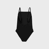 SWIM BASIC ONE-PIECE - BLACK
