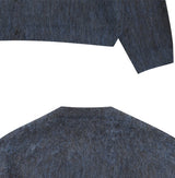 Vネックモヘアウールカーディガン/V-neck mohair wool cardigan_2color