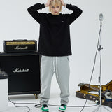 ストレートフィットスウェットパンツ/STRAIGHT-FIT SWEAT PANTS-MELANGE GREY