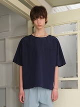 WELT POCKET S/S TOP NAVY (6594028241014)