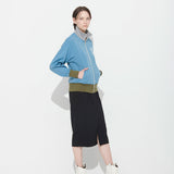 BONNIE BLOCK SKIRT, CHARCOAL (6628102996086)