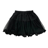 Mini cancan lace skirt