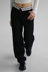 オビオープンデニムパンツ / no.7710 Obi Open Denim Pants