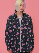21SS Sleepy Teddy Shirt BLACK (6552551751798)