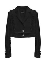 Low collar jacket