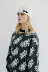 INT ロゴビーニー / BSR2223FWBN038 BSR INT LOGO BEANIE WHITE