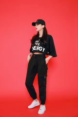 エナジーショートスリーブクロップTシャツ/TOP(7806) Energy Short Sleeve Crop Tee