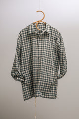 タータンチェックポケットシャツジャケット / TARTAN POCKET SHIRKET(SHIRTS JACKET)-PERMANENT GREEN