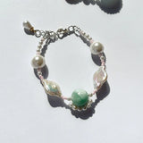 Jade Flower Goddess Bracelet