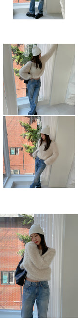 ププクロップニット / Pupu Crop Knit (5color)