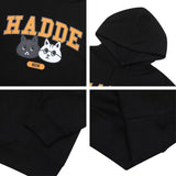 キャットフーディー / HADDE CAT HOODIE BLACK