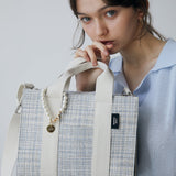 ツイードキャンバスバッグ / Tweed Canvas Bag_Medium