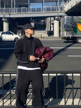 No.0547 3line sweat set ZIP-UP