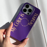 マイカラーケース / My Color Case (Purple Slim Hard)