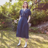 セーラーノットボタンドレス / Sailor Knot Button Dress