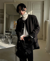 ソールドウィンターツイードジャケット/Sold winter tweed jacket (2 color)