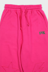 パッチスウェットパンツ/Patch sweatpants(pink)