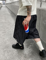 ワイドハーフストリングデニムショートパンツ / No.9607 Z wide half string denim SHORTS