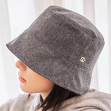 VA Square Drop Overfit Bucket Hat / Charcoal