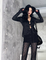 lace see-through skirt leggings pants