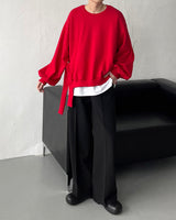 サイドスリットスウェットシャツ / NB Side slit sweatshirt (2 colors)