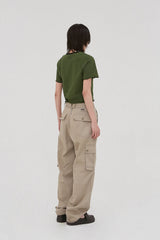 Hope Language Crop Tee_Green (6699087265910)