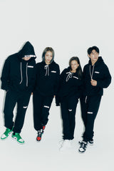 フライアグドフラッシュフーディ / FLYAGD FLASH HOODIE (BLACK) (6554818412662)