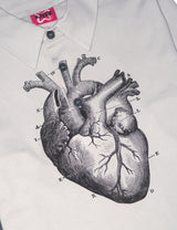 Heart PK layered long sleeve GRAY